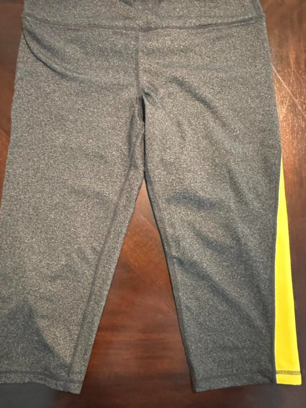 Calvin Klein Women's Grey and Yellow Leggings